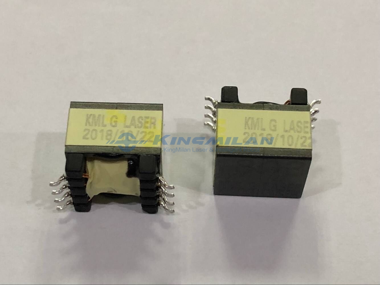  平面變壓器激光打標、片式變壓器激光打標、薄膜變壓器激光打標、空心變壓器激光打標；